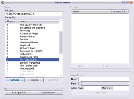 orpgmj03.png fenêtre Liste de serveurs