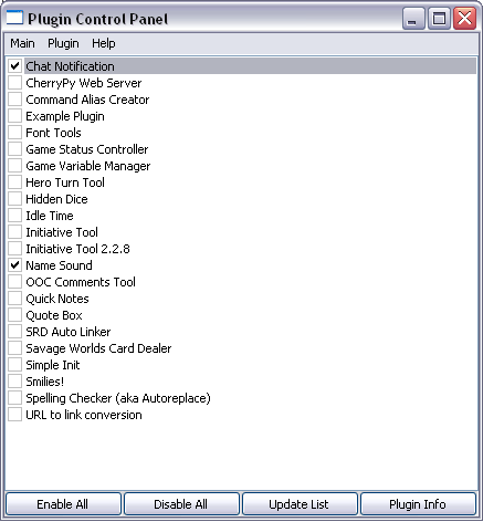 plugins.png fenêtre des plugins